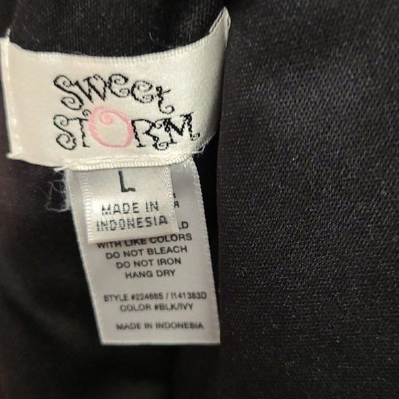 Sweet Storm Black and Beige Dress - Picture 8 of 9